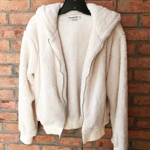 Blank NYC Sherpa zip up